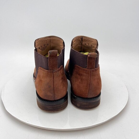 Franco Sarto Happily Women Size 7 M Brown Leather Side Elastic Chelsea Boot - Picture 6 of 15